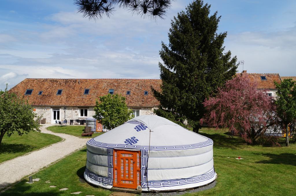 Yourte Nomade-Lodge Les Ecrennes Zimmer foto