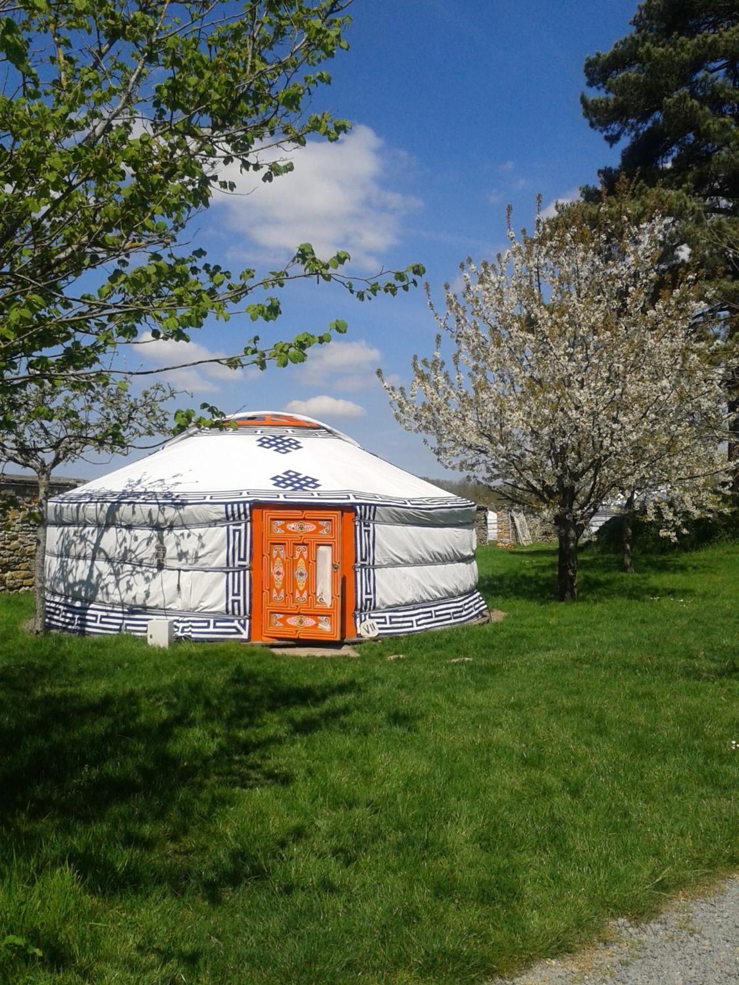 Yourte Nomade-Lodge Les Ecrennes Zimmer foto